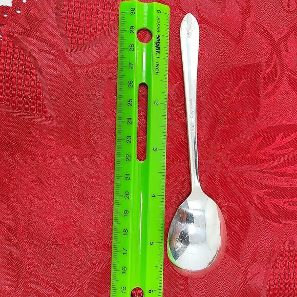 5 Serving 1940'S Wm ROGERS "EXQUISITE" Serving Pieces Silver Plated Beautiful - Picture 12 of 16